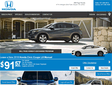 Tablet Screenshot of billpagehondaoffers.com